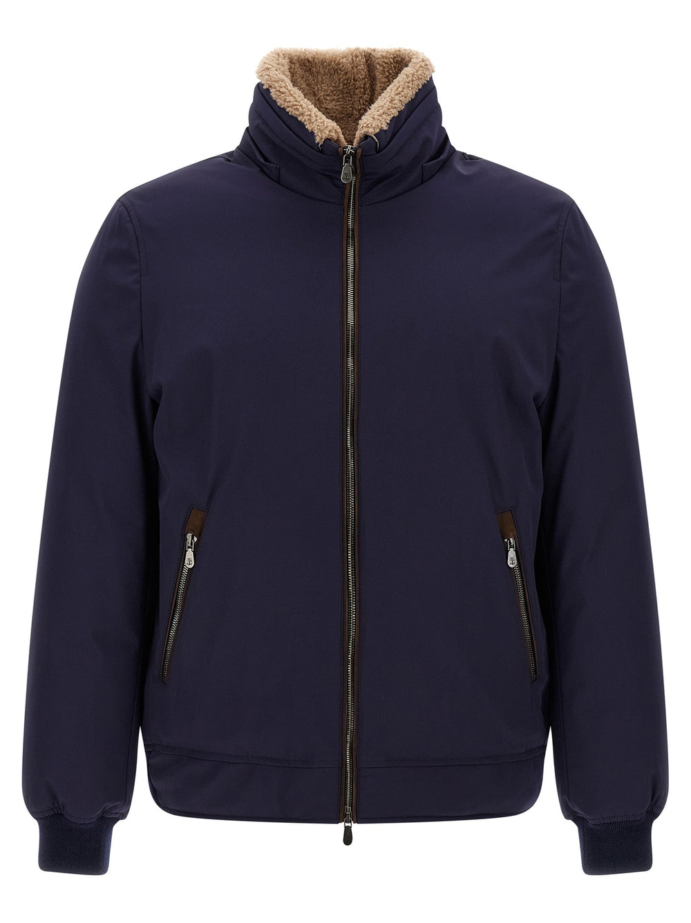 Men’s Brunello Cucinelli Blue Polyamide Full-length Jacket
