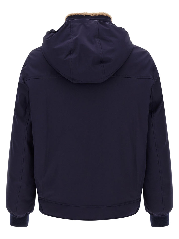 Men’s Brunello Cucinelli Blue Polyamide Full-length Jacket