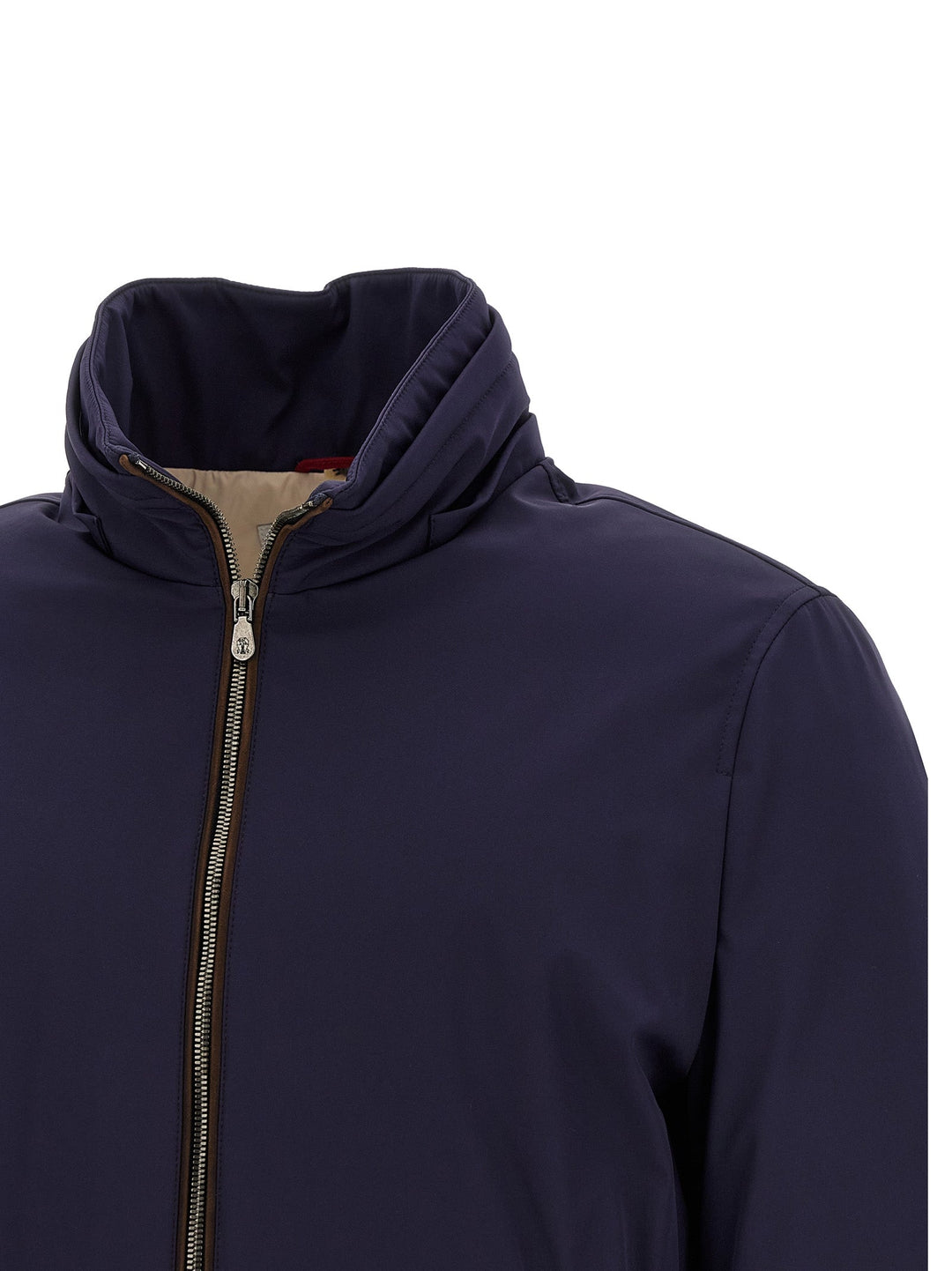 Men’s Brunello Cucinelli Blue Polyamide Full-length Jacket
