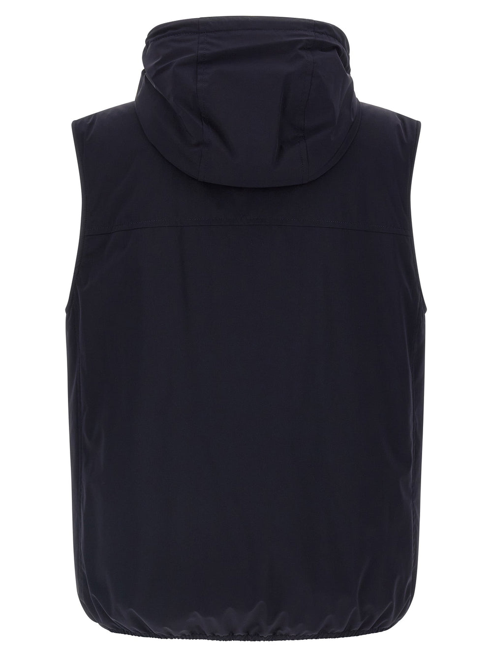 Men’s Brunello Cucinelli Blue Polyamide Sleeveless Jacket