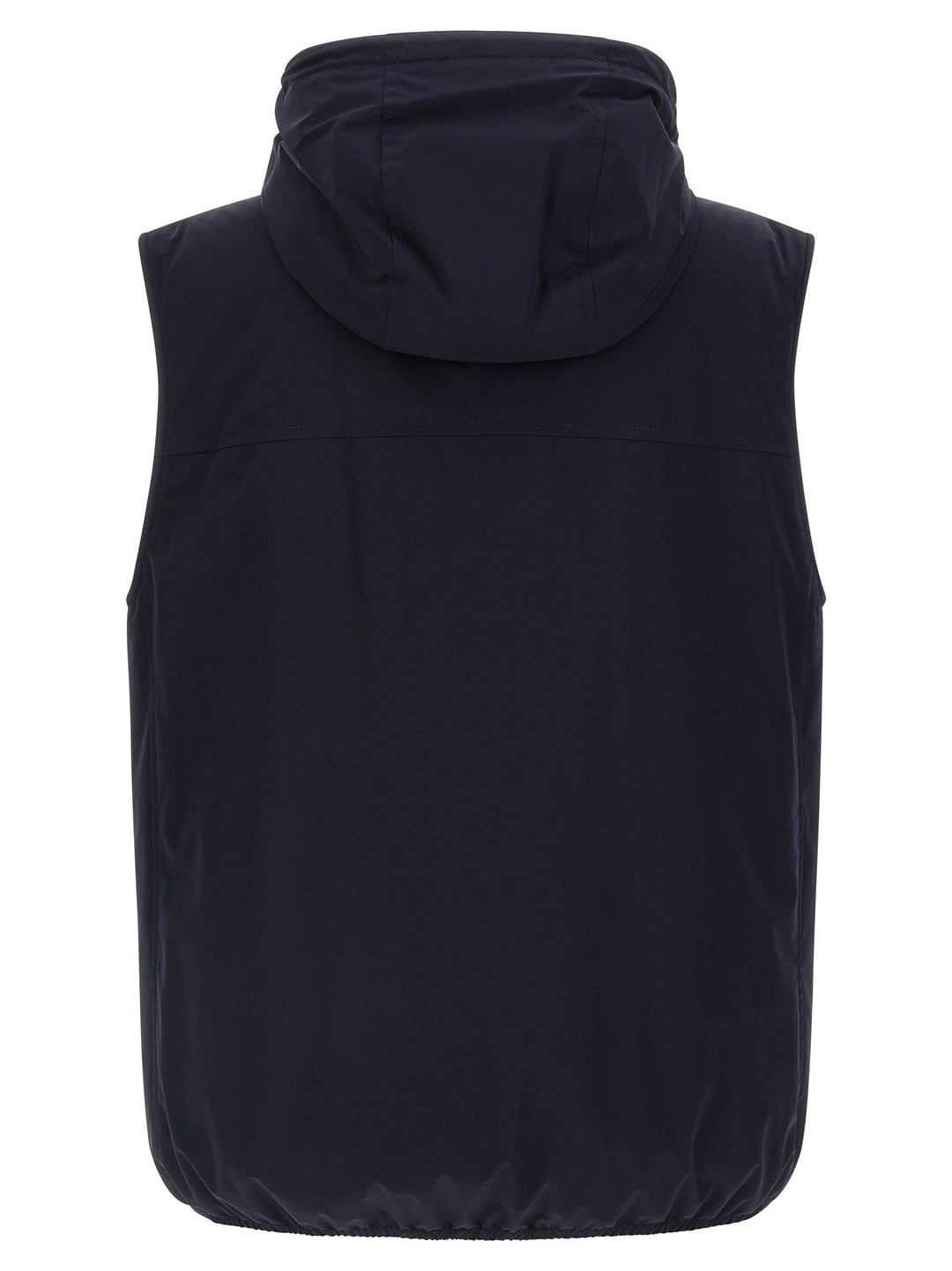 Men’s Brunello Cucinelli Blue Polyamide Sleeveless Jacket
