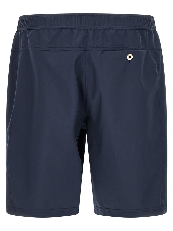 Brunello Cucinelli Blue Polyester Bermuda Shorts