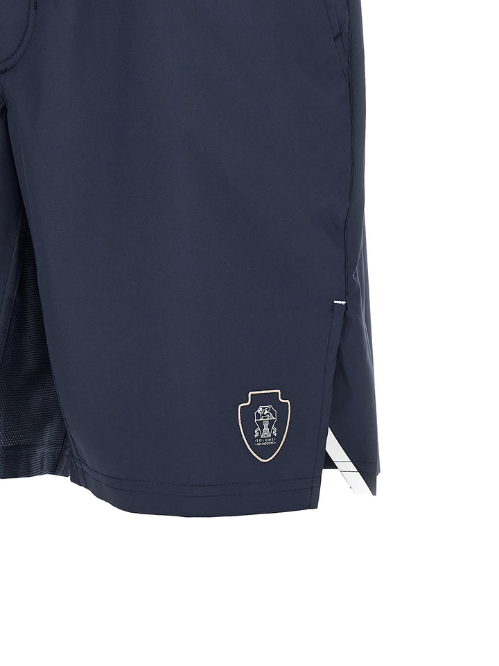 Brunello Cucinelli Blue Polyester Bermuda Shorts
