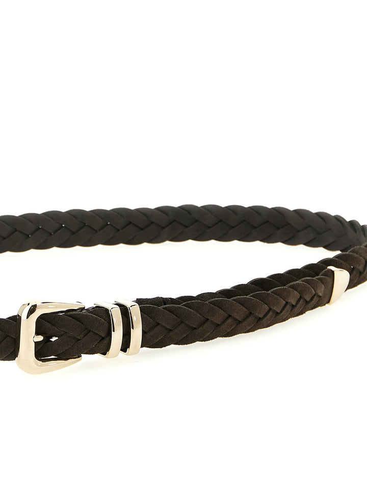 Brunello Cucinelli Brown Bull Skin Belt