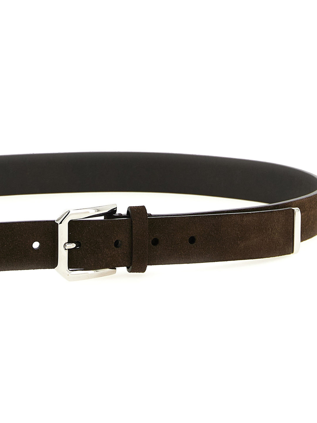Brunello Cucinelli Brown Bull Skin Regular Belt