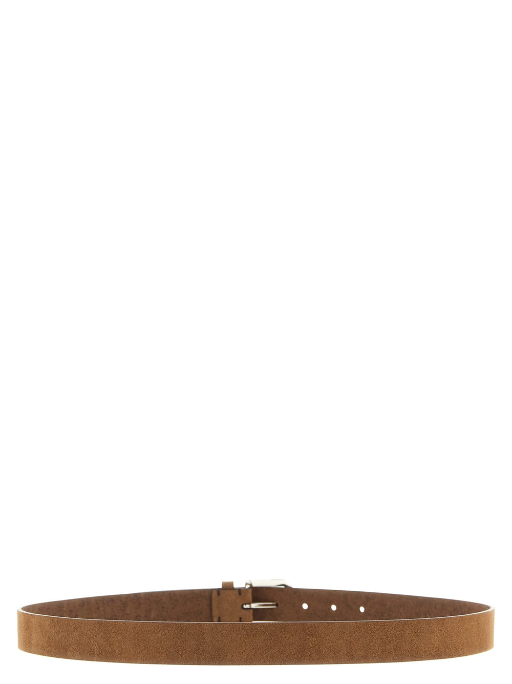 Brunello Cucinelli Brown Bull Skin Regular Belt