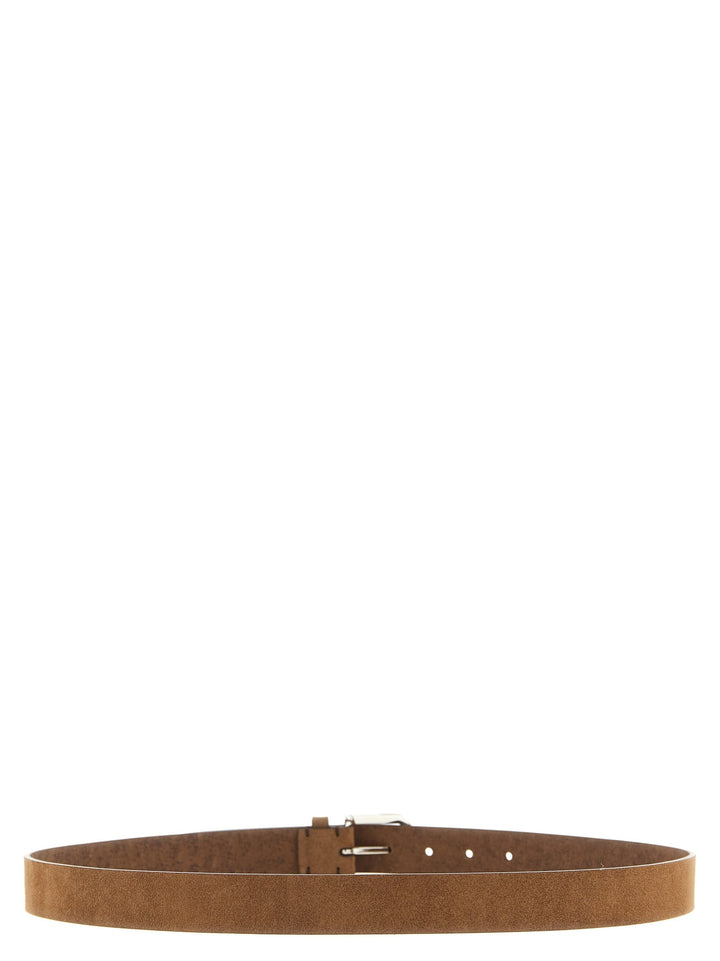 Brunello Cucinelli Brown Bull Skin Regular Belt