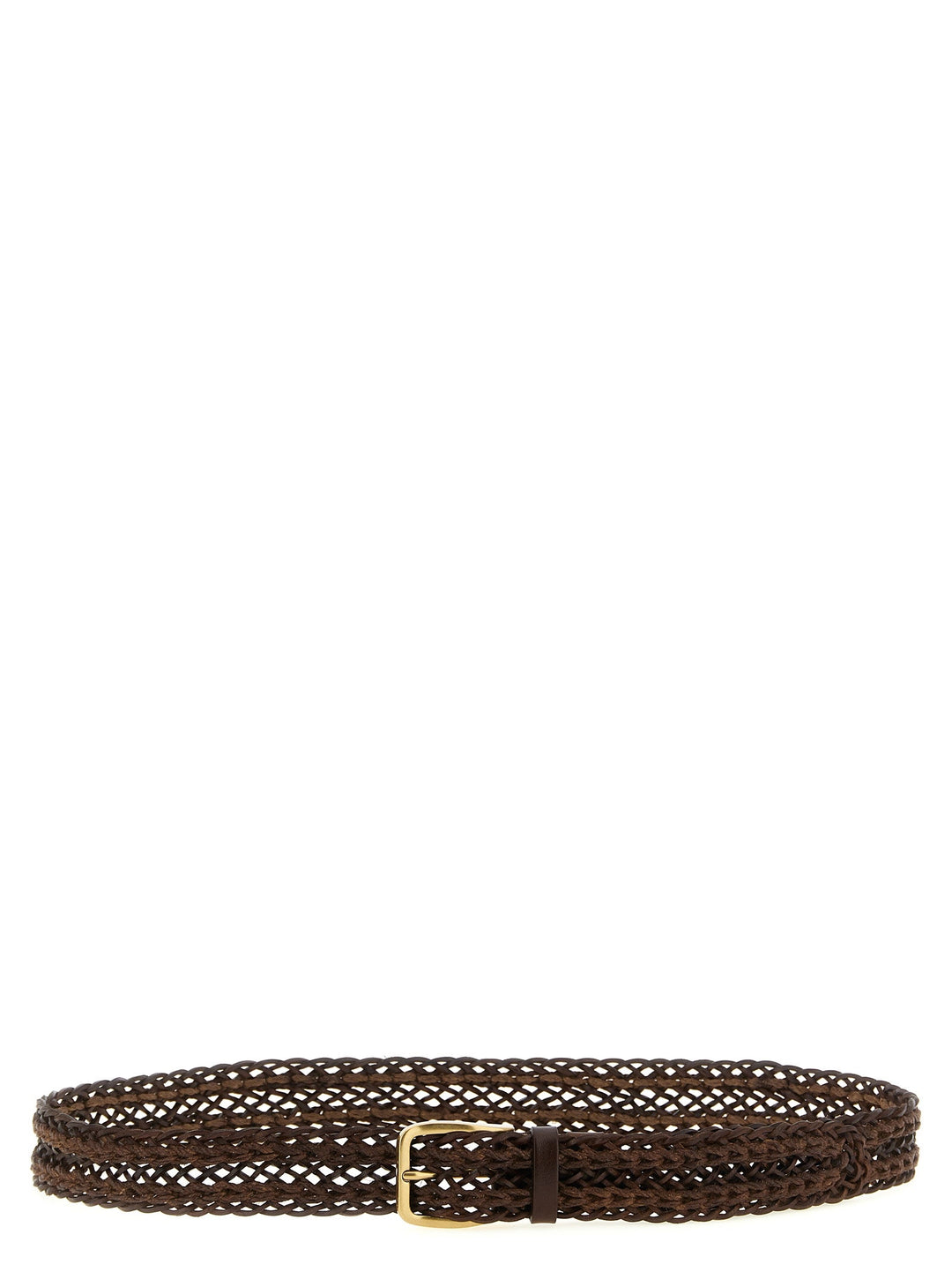 Brunello Cucinelli Brown Calfskin Belt