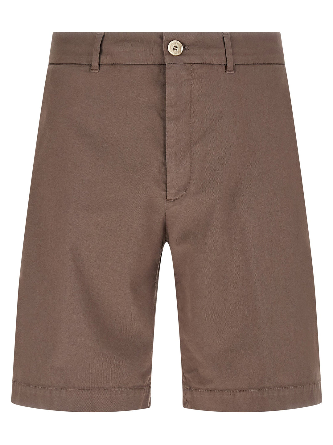 Brunello Cucinelli Brown Cotton Bermuda Shorts