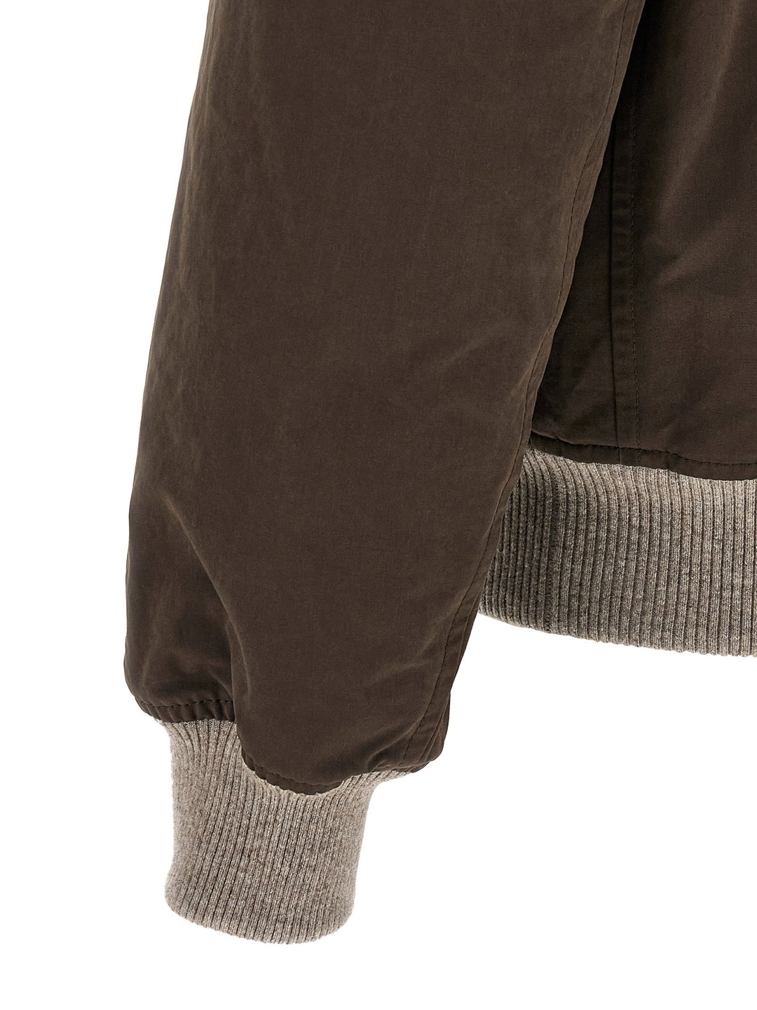 Men’s Brunello Cucinelli Brown Cotton Bomber