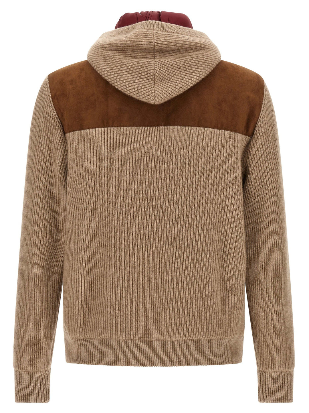 Men’s Brunello Cucinelli Brown Lamb Leather Bomber