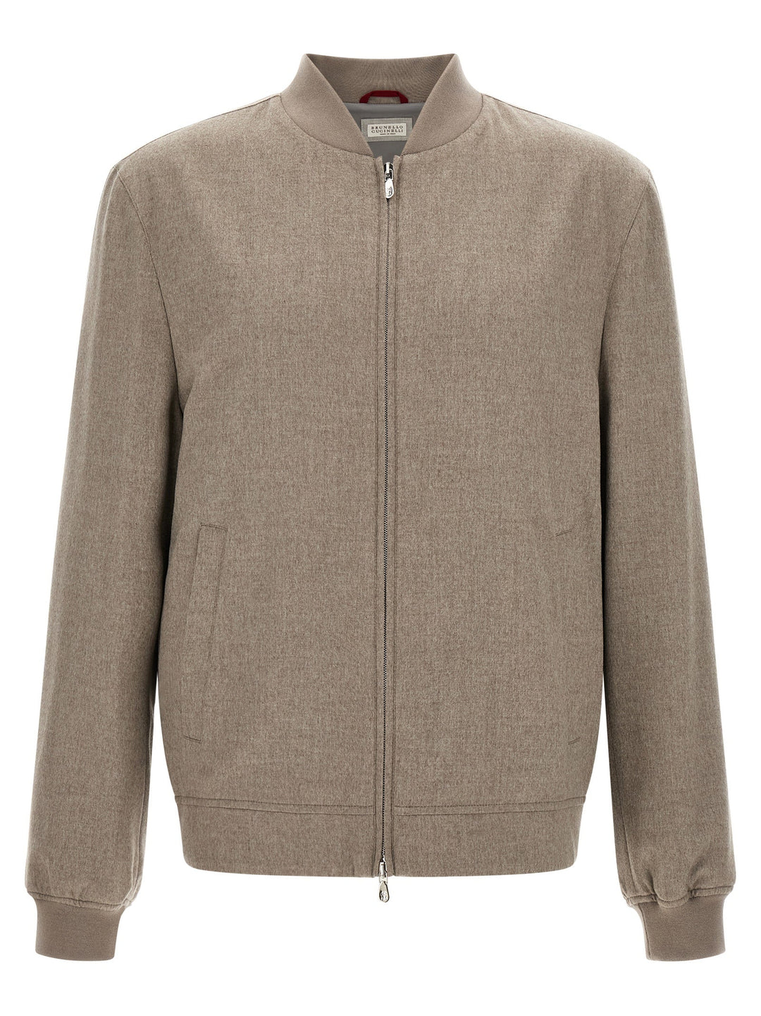 Men’s Brunello Cucinelli Gray Cashmere Bomber