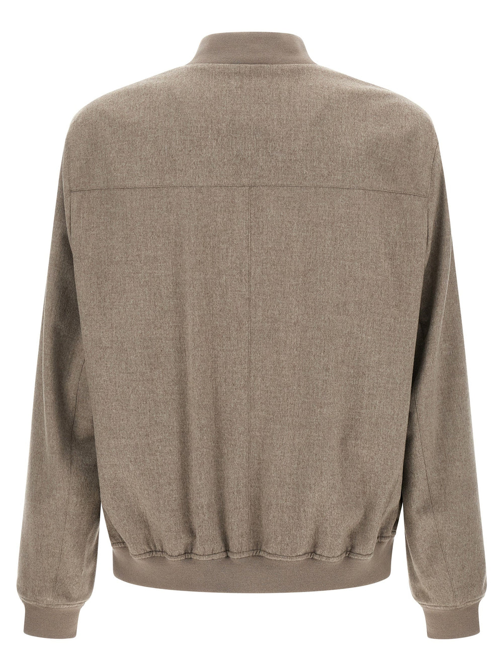 Men’s Brunello Cucinelli Gray Cashmere Bomber