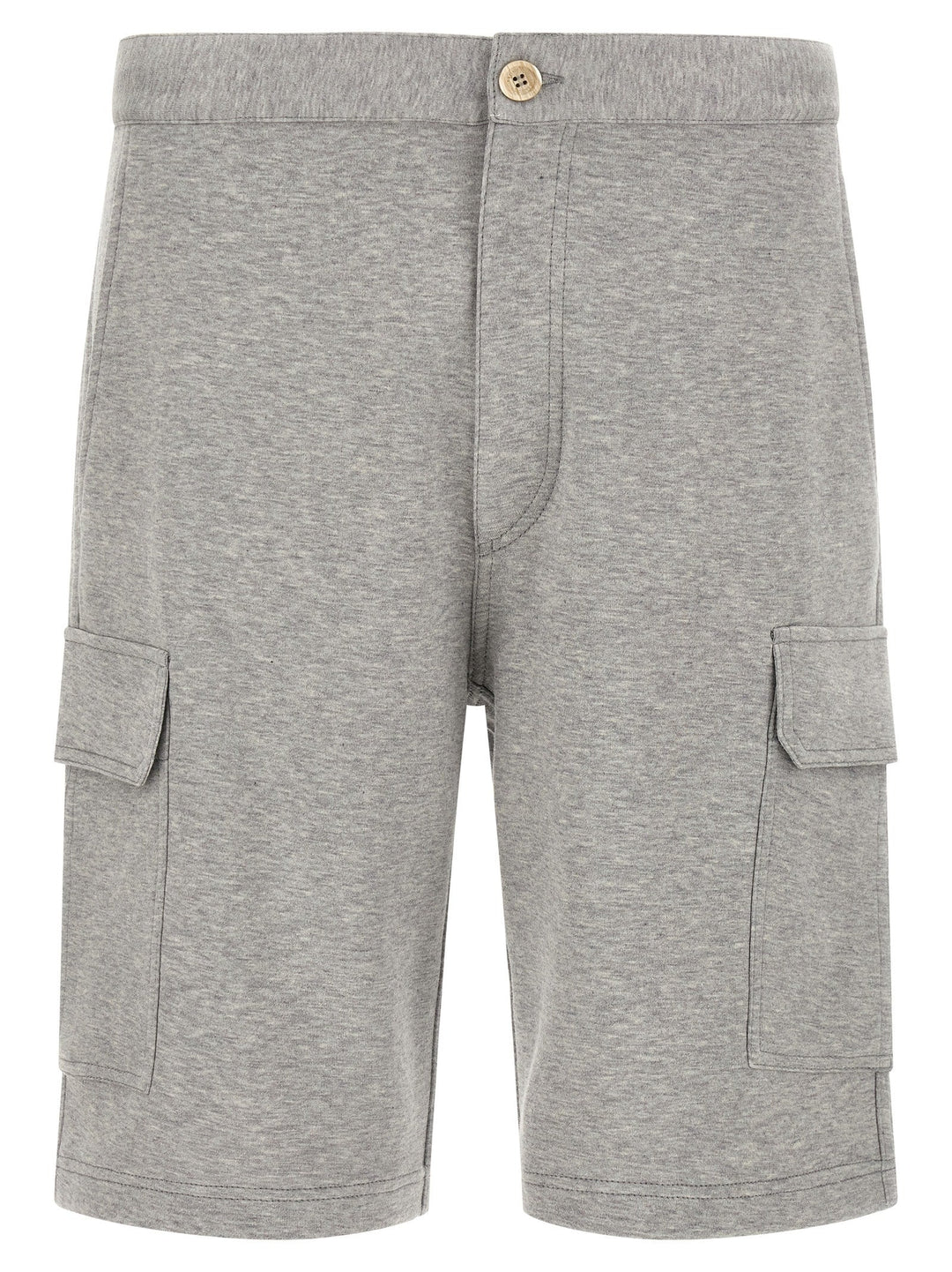 Brunello Cucinelli Gray Cotton Bermuda Shorts