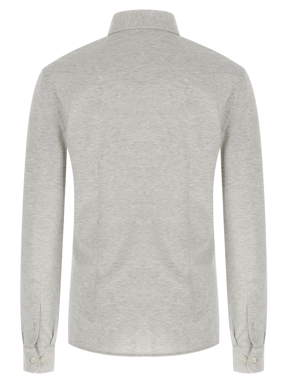 Brunello Cucinelli Gray Cotton Blouse