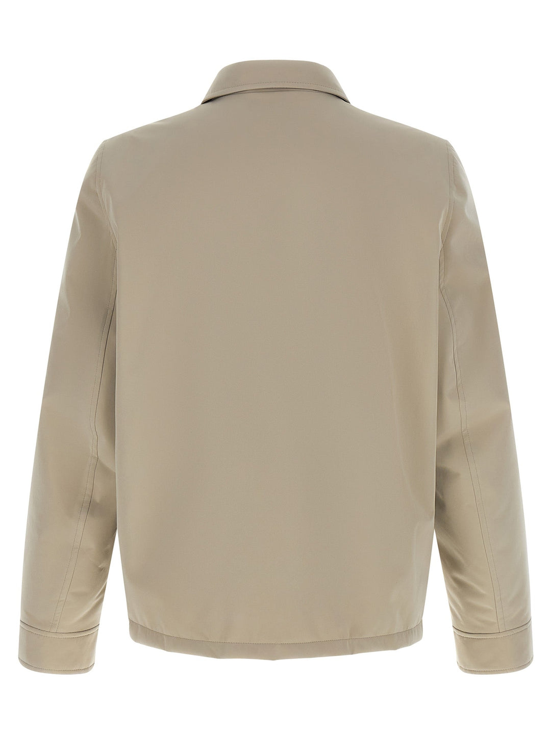 Men’s Brunello Cucinelli Gray Polyester Full-length Jacket