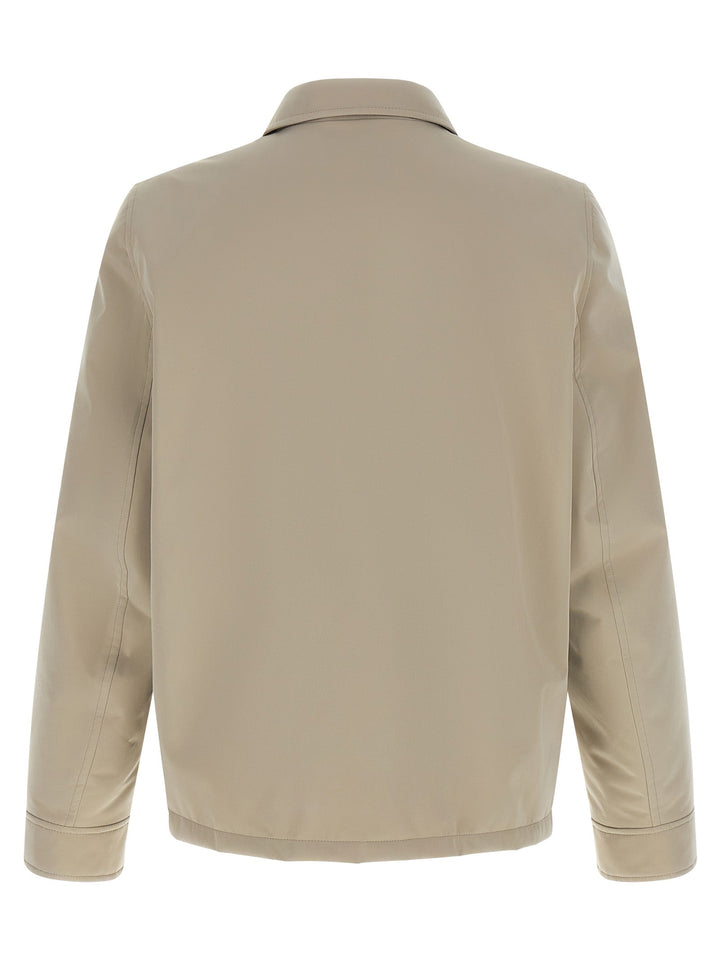 Men’s Brunello Cucinelli Gray Polyester Full-length Jacket