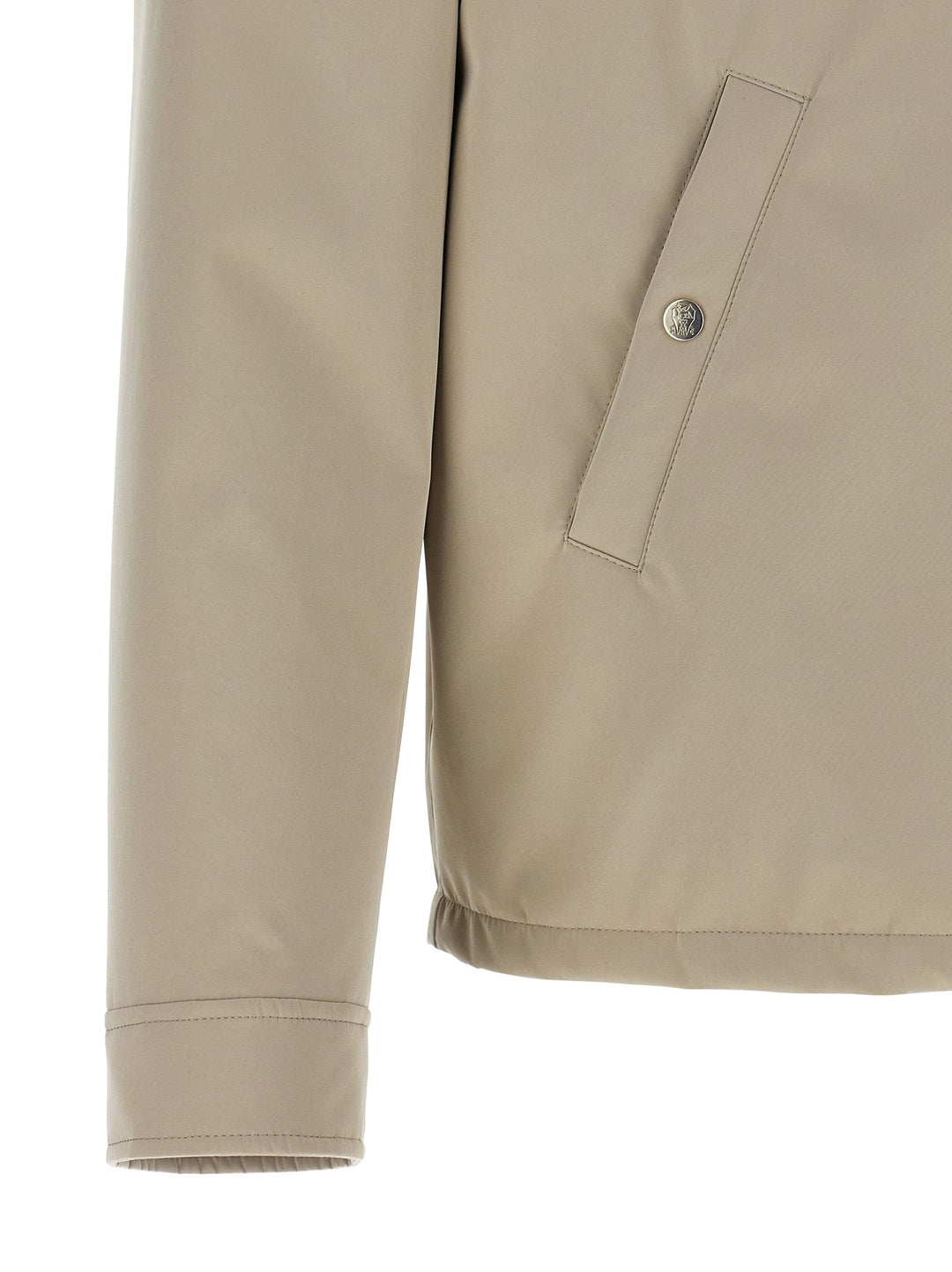 Men’s Brunello Cucinelli Gray Polyester Full-length Jacket