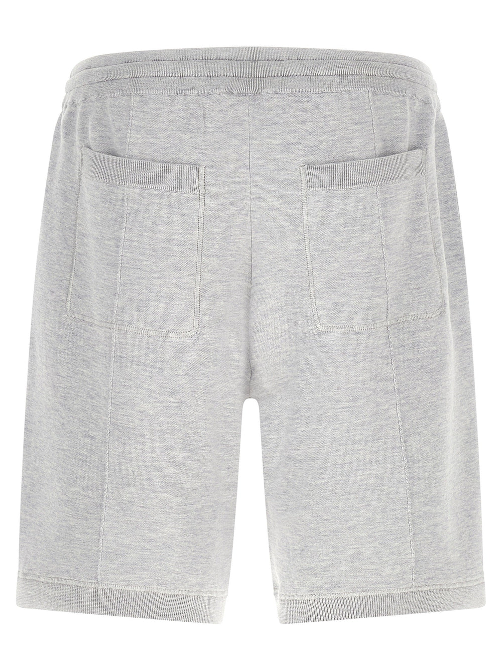 Men’s Brunello Cucinelli Gray Silk Bermuda Shorts