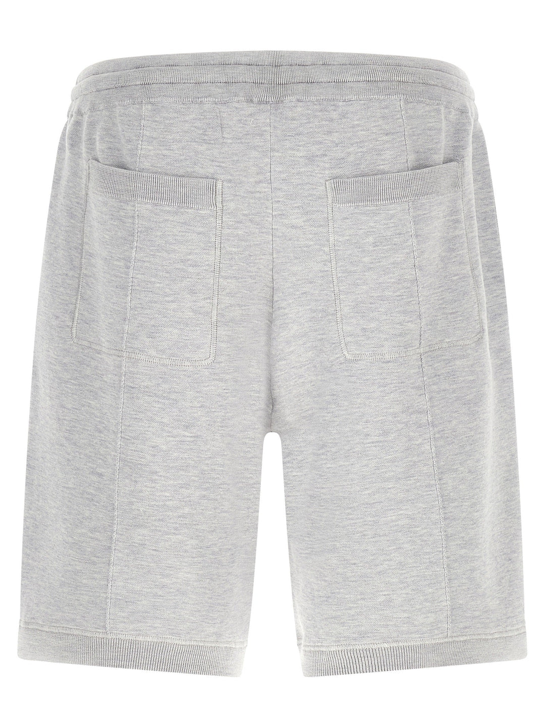 Men’s Brunello Cucinelli Gray Silk Bermuda Shorts