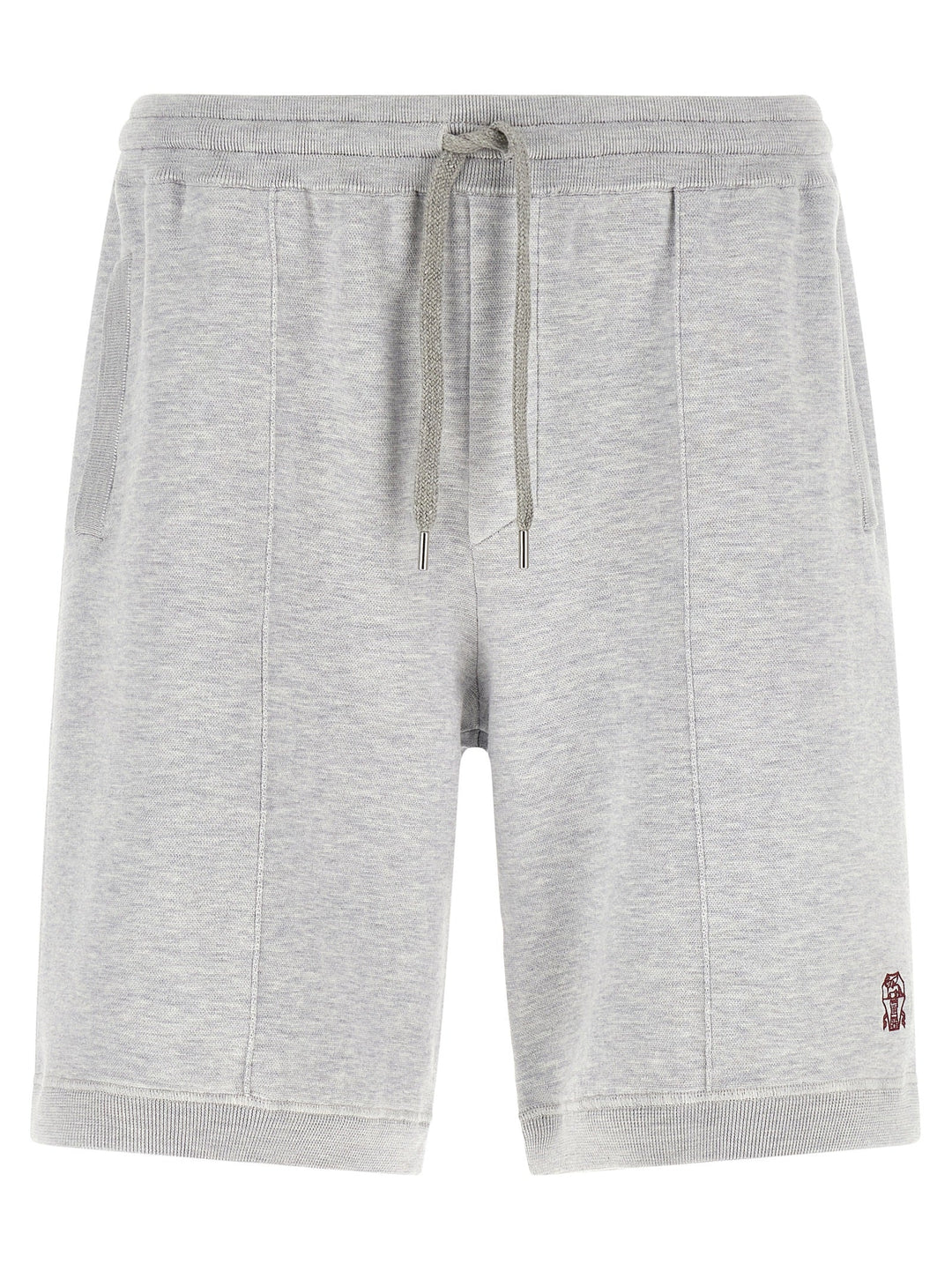 Men’s Brunello Cucinelli Gray Silk Bermuda Shorts