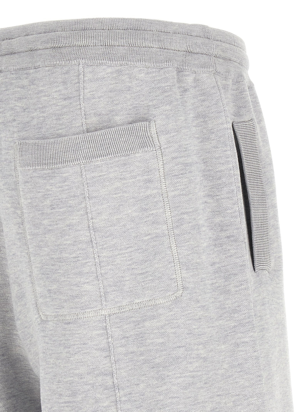 Men’s Brunello Cucinelli Gray Silk Bermuda Shorts