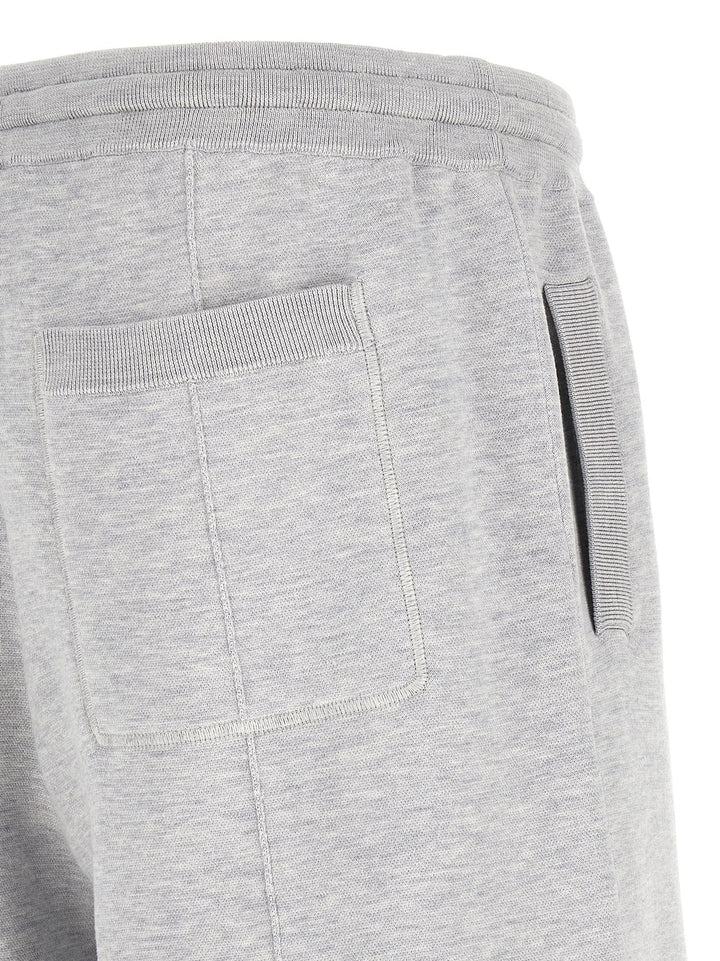 Men’s Brunello Cucinelli Gray Silk Bermuda Shorts