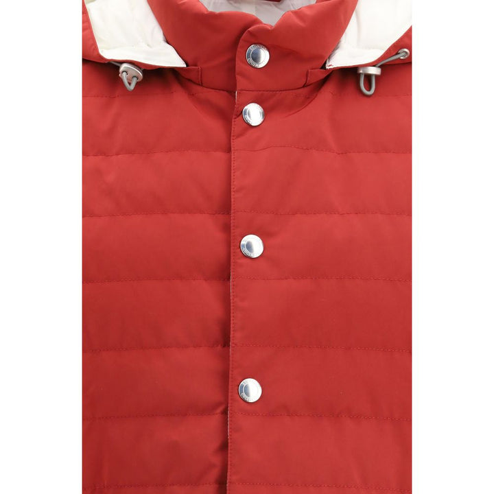 Men’s Brunello Cucinelli Multicolor Polyester Sleeveless Jacket