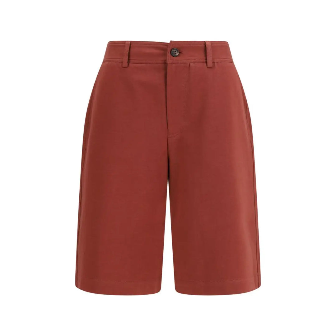 Men’s Brunello Cucinelli Red Cotton Bermuda Shorts