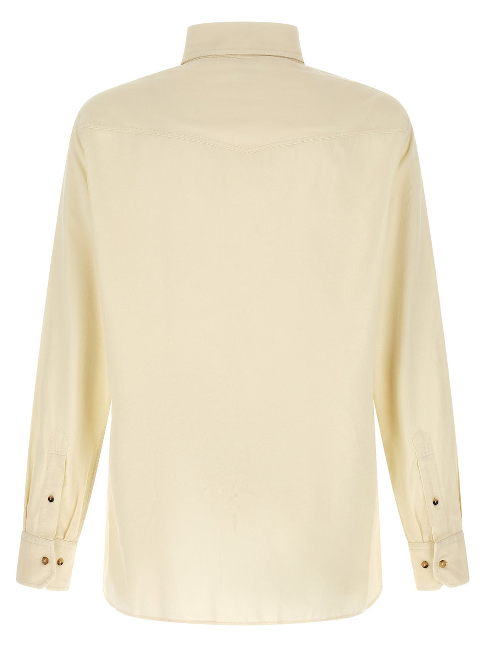 Brunello Cucinelli White Cotton Blouse
