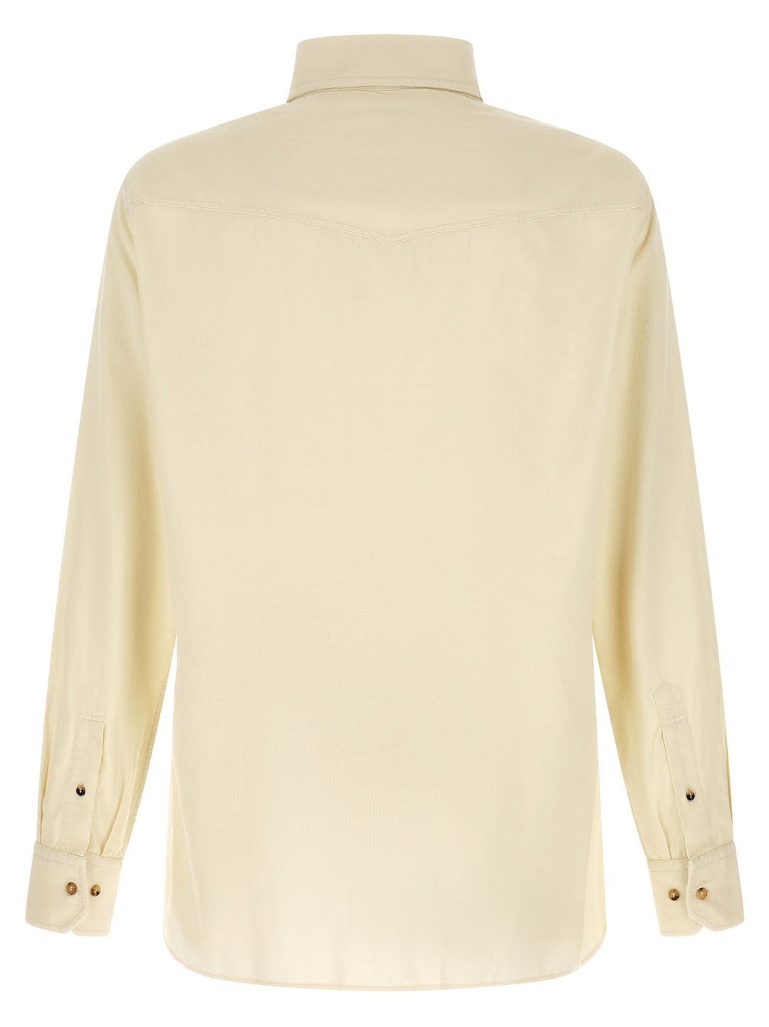 Brunello Cucinelli White Cotton Blouse