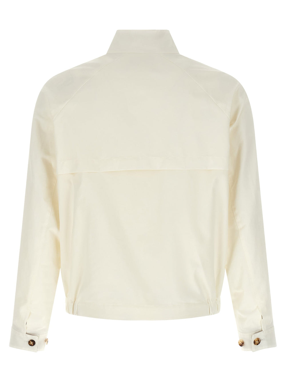 Men’s Brunello Cucinelli White Cotton Full-length Jacket