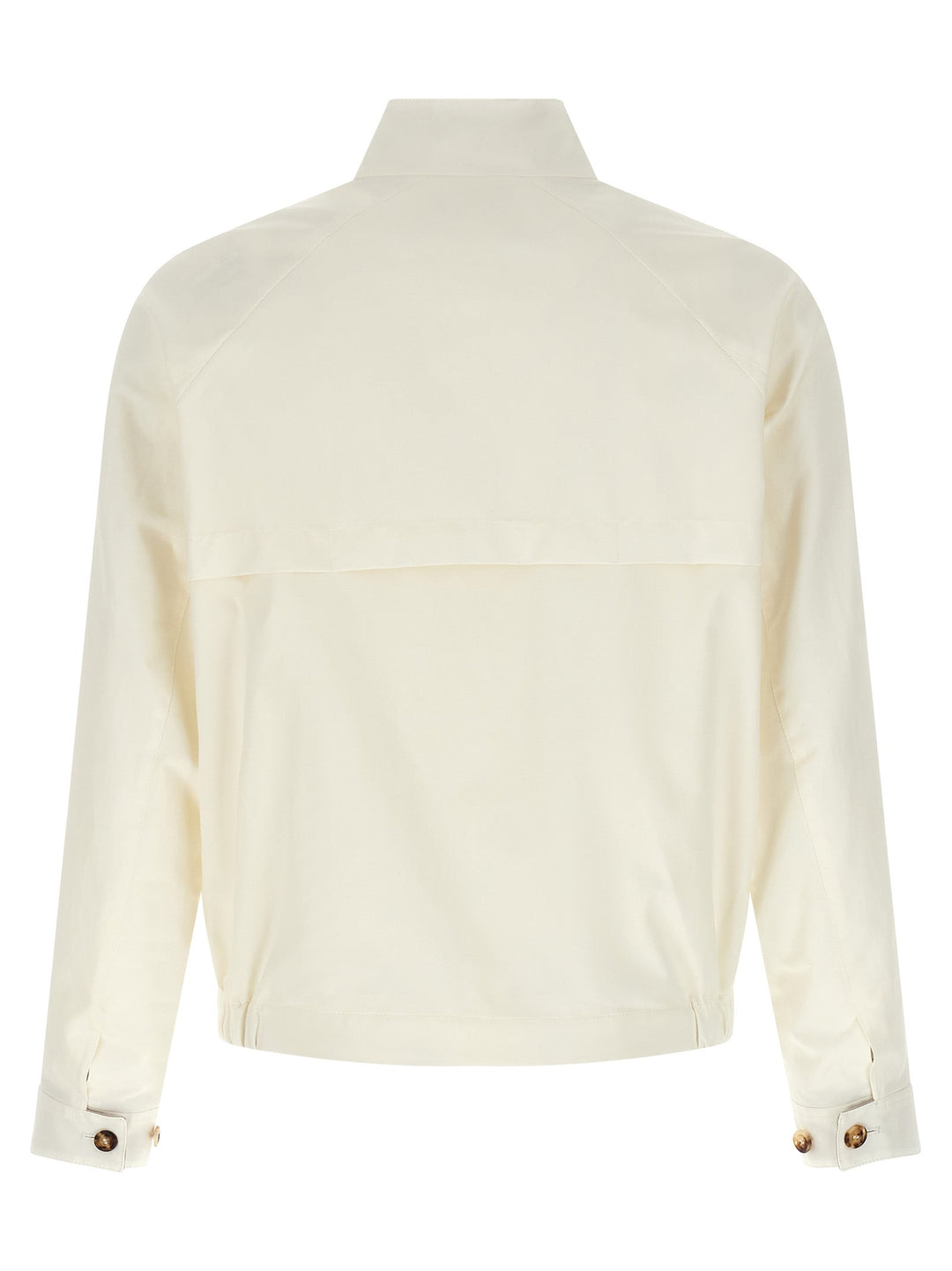 Men’s Brunello Cucinelli White Cotton Full-length Jacket