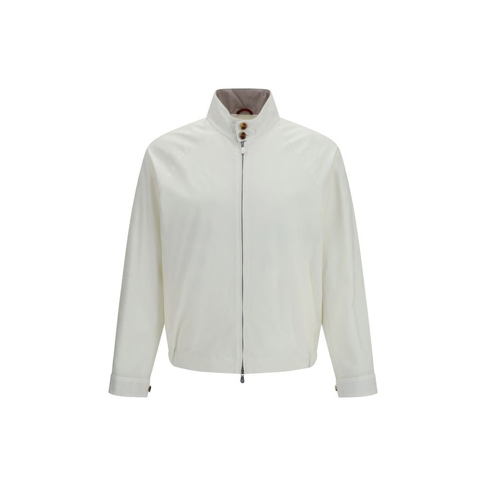 Men’s Brunello Cucinelli White Cotton Full-length Jacket
