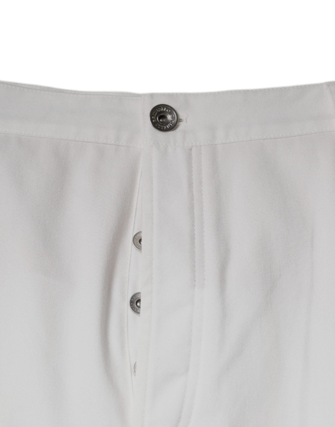 Men’s Brunello Cucinelli White Cotton Men Dress Tapered Pants