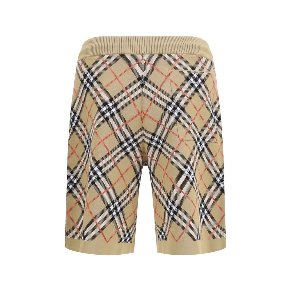 Men’s Burberry Beige Cotton Bermuda Shorts