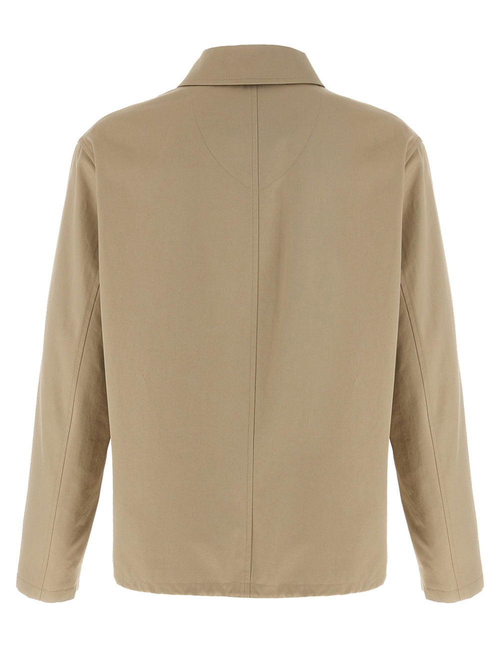 Men’s Burberry Beige Cotton Full-length Jacket