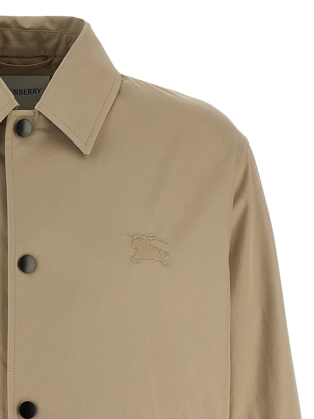 Men’s Burberry Beige Cotton Full-length Jacket