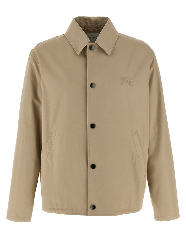 Men’s Burberry Beige Cotton Full-length Jacket