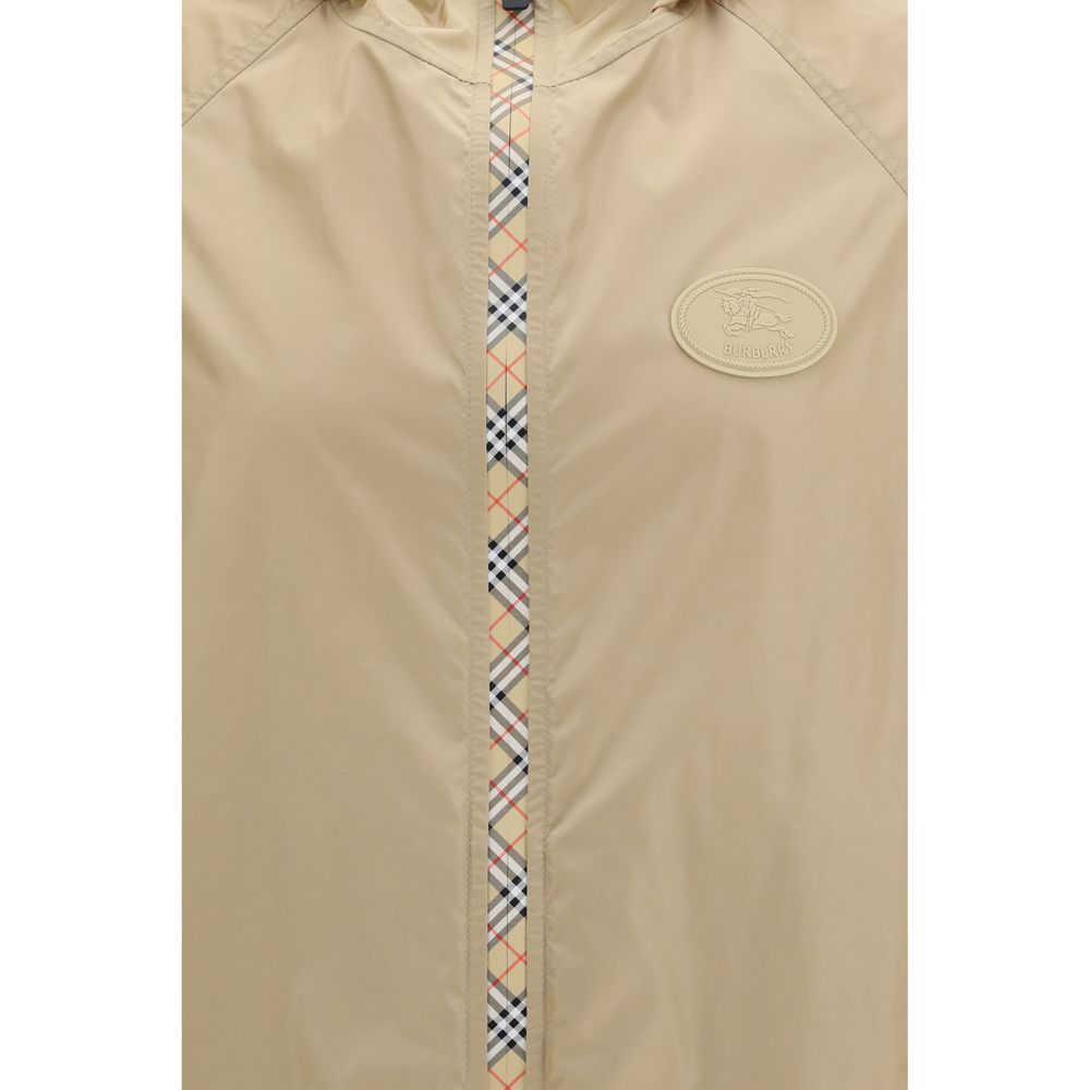 Men’s Burberry Beige Nylon Shell Jacket