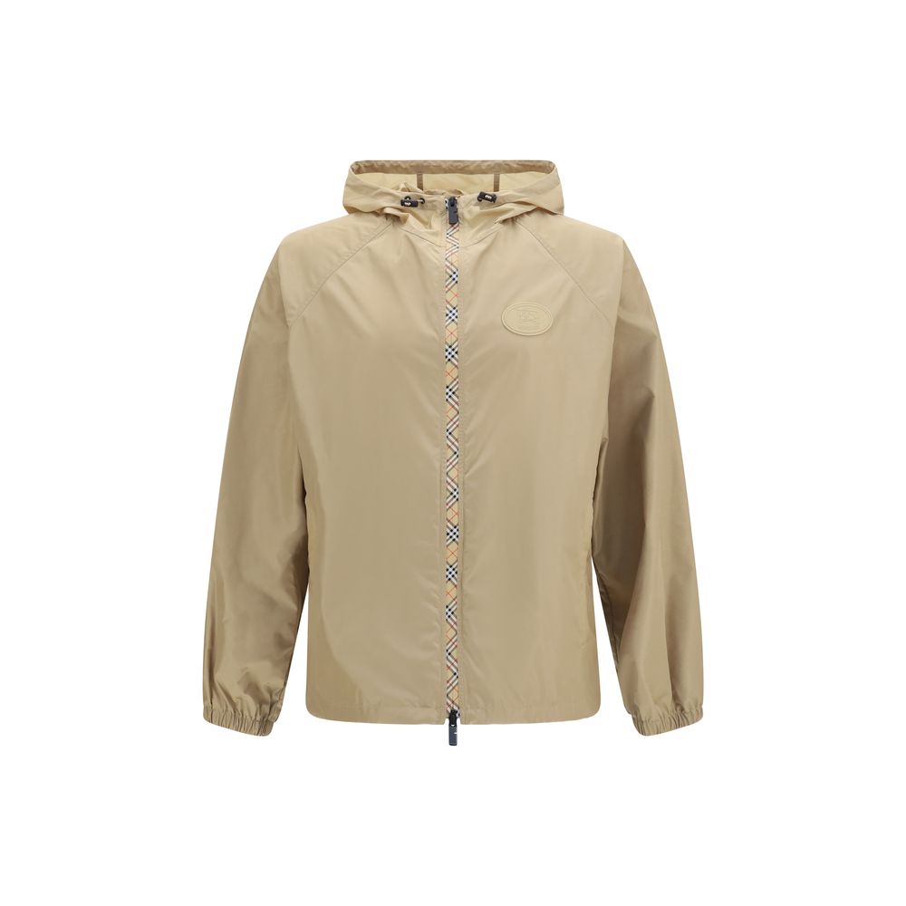 Men’s Burberry Beige Nylon Shell Jacket