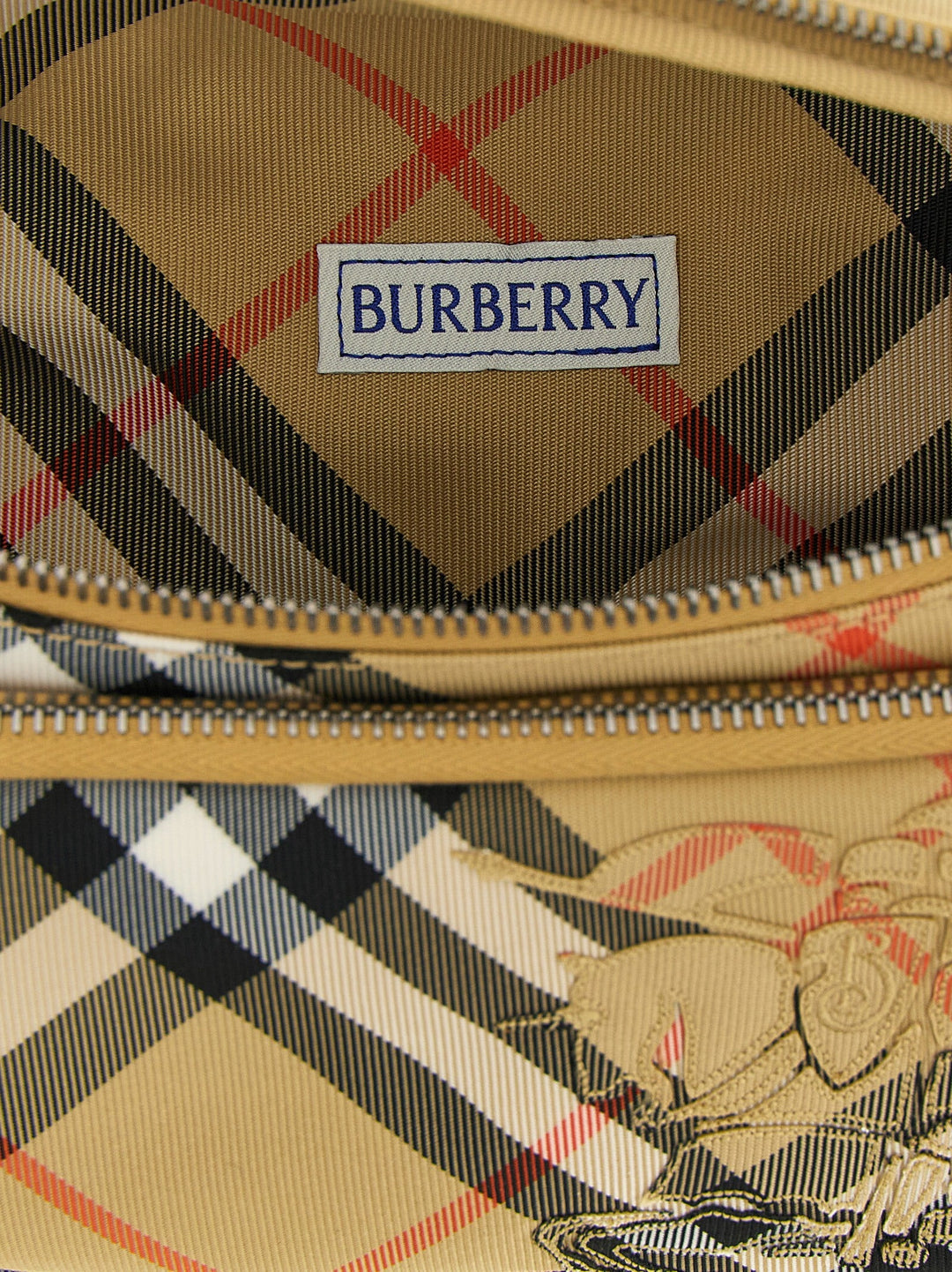 Men’s Burberry Beige Polyester Crossbody Bag