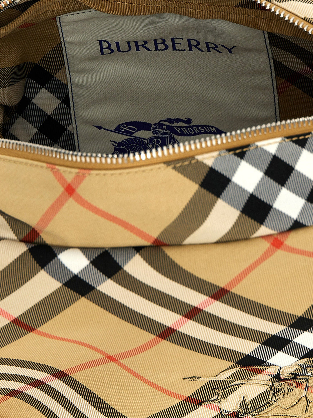 Men’s Burberry Beige Polyester Crossbody Bag