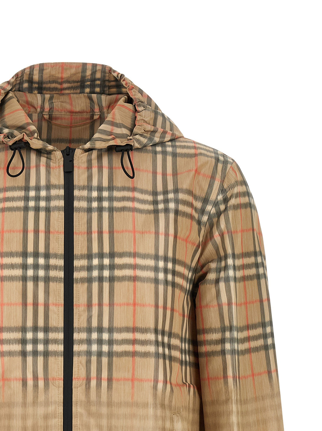 Men’s Burberry Beige Viscose Shell Jacket