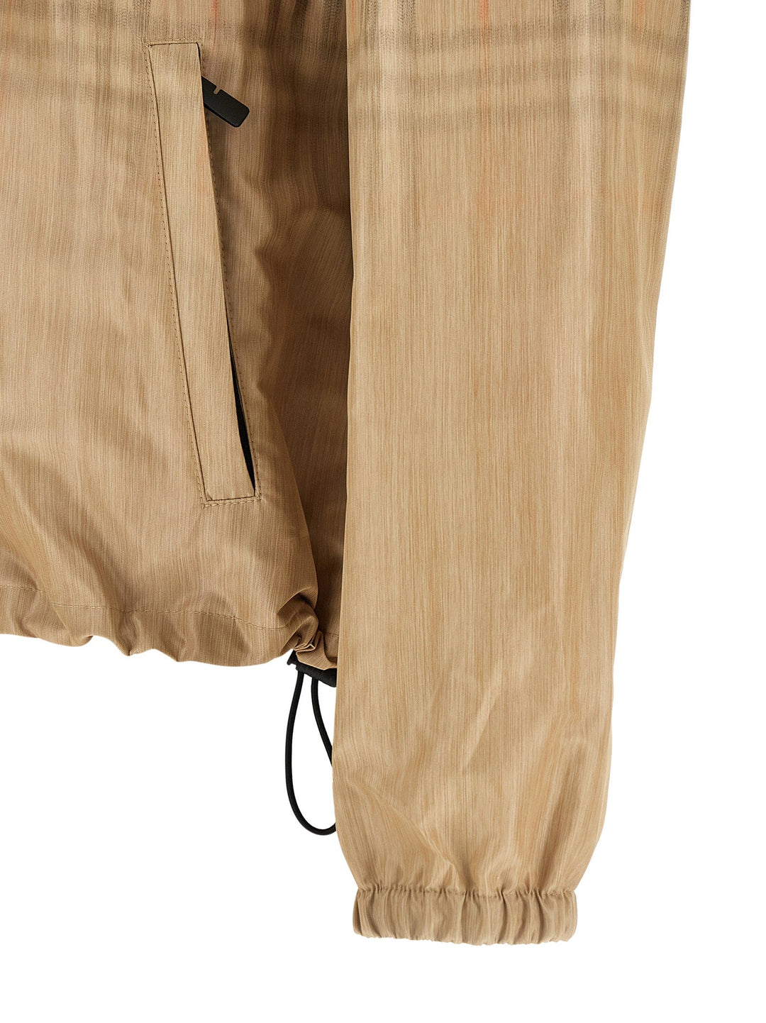 Men’s Burberry Beige Viscose Shell Jacket
