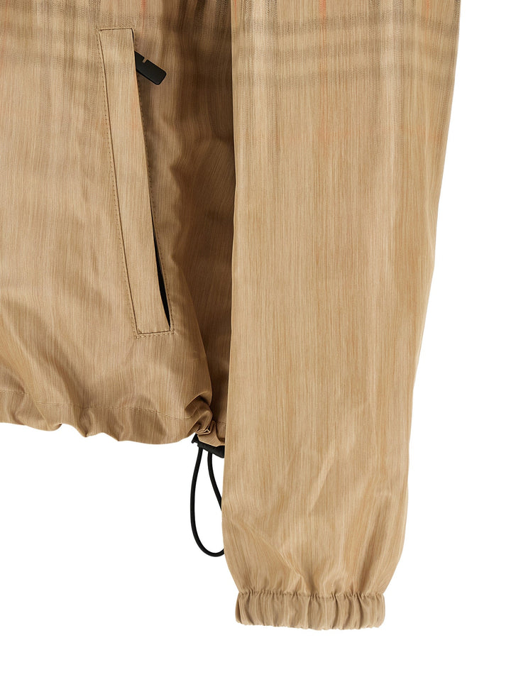 Men’s Burberry Beige Viscose Shell Jacket