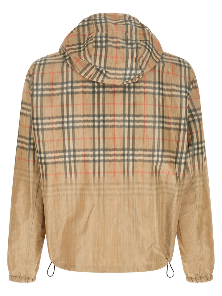 Men’s Burberry Beige Viscose Shell Jacket