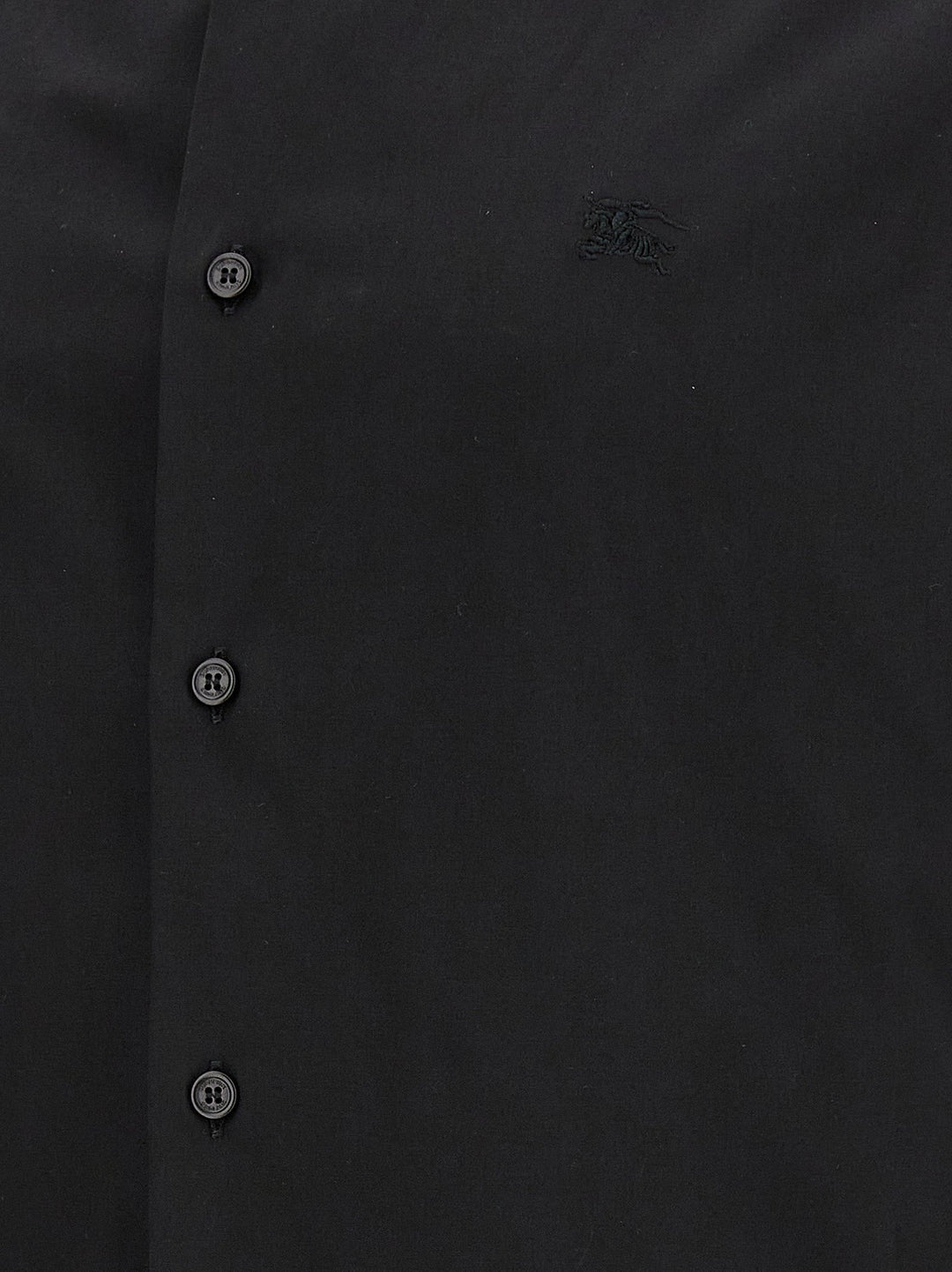 Burberry Black Cotton Blouse