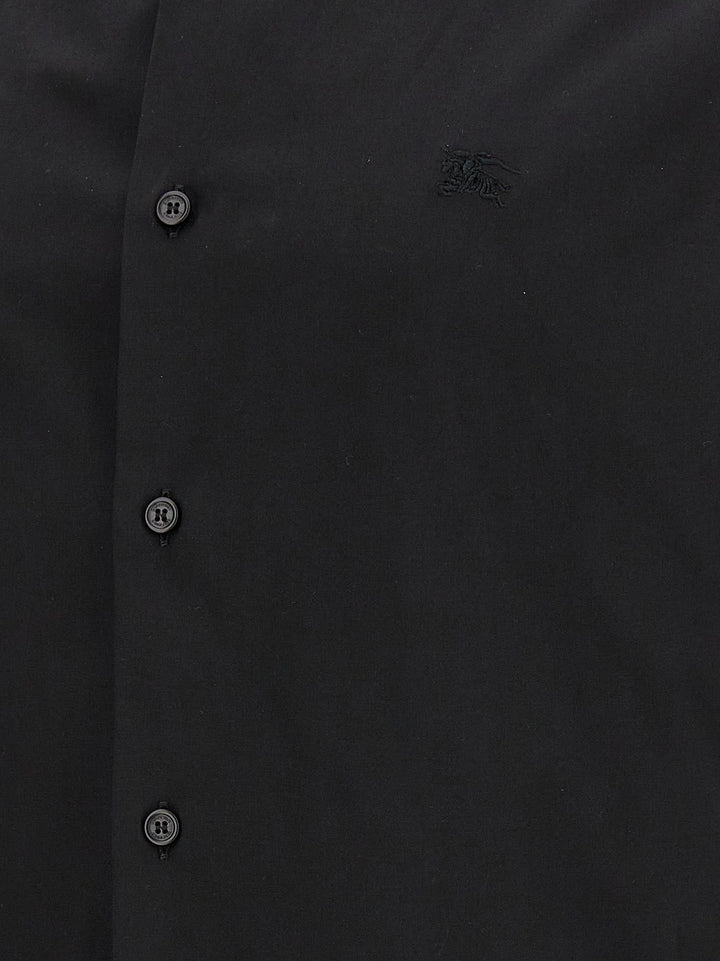 Burberry Black Cotton Blouse