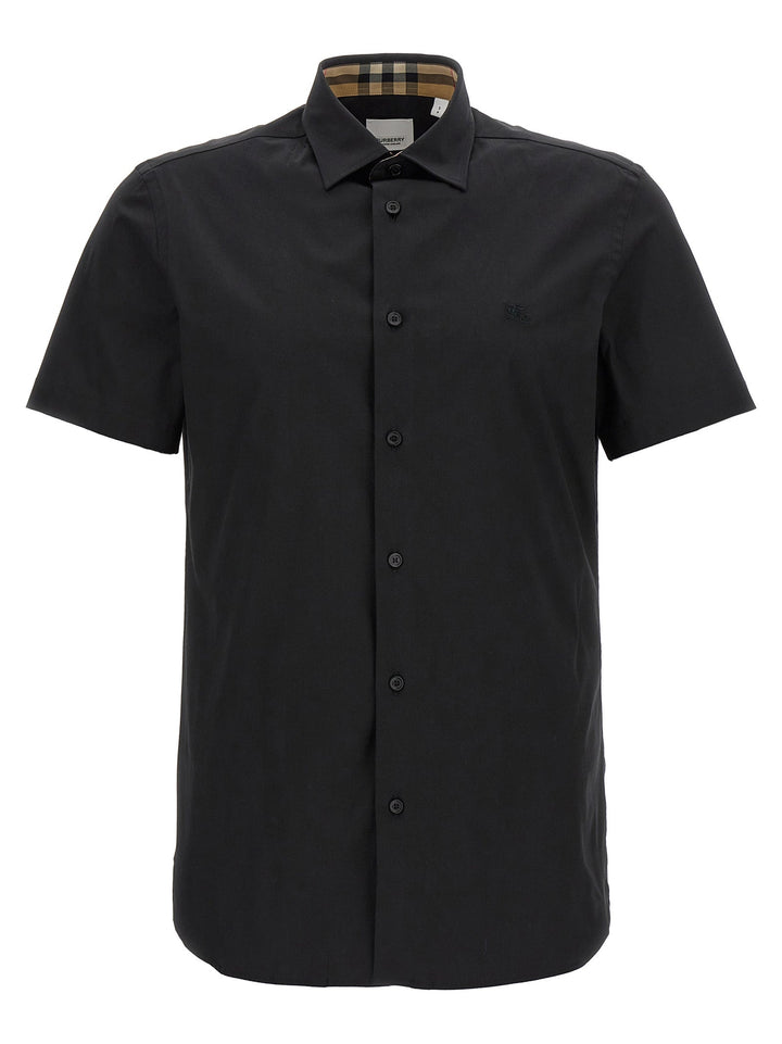 Burberry Black Cotton Blouse